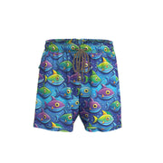 Мъжки Неон Шорти за Плаж 2456p3