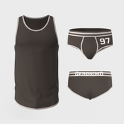 Комплект мъжки слип и потник 2497s2