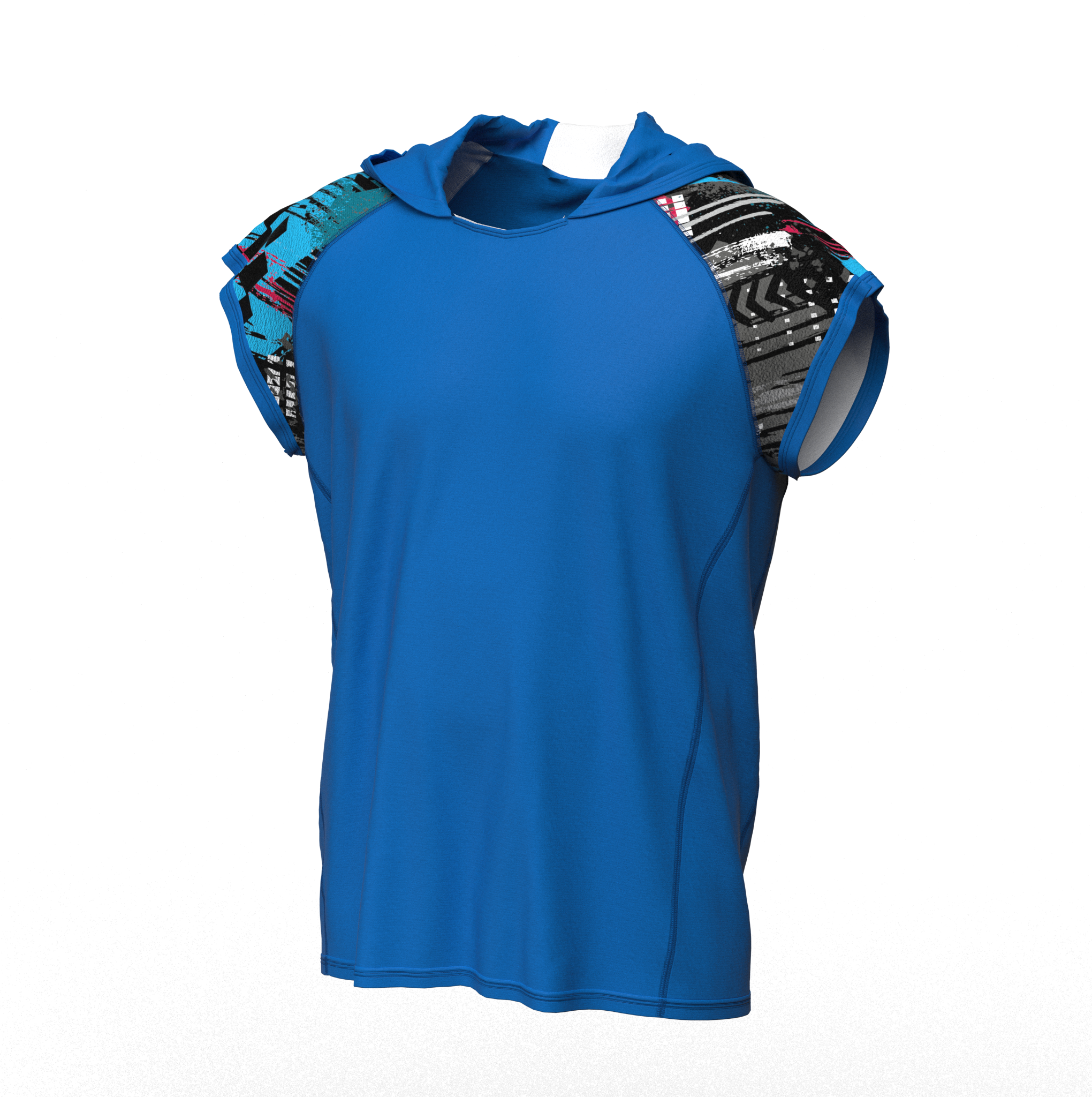 Мъжка тениска с качулка 1954bl1