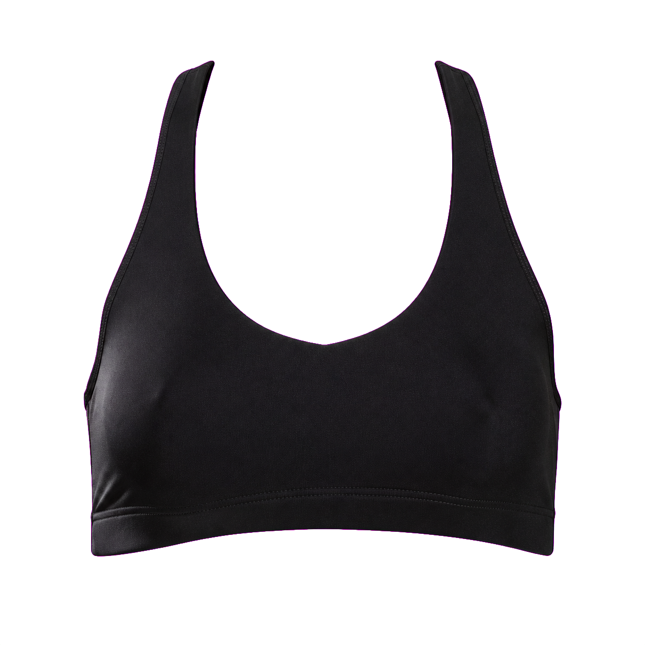 Дамско спортно бюстие Cross Back Black Geronimo – продуктова снимка отпред