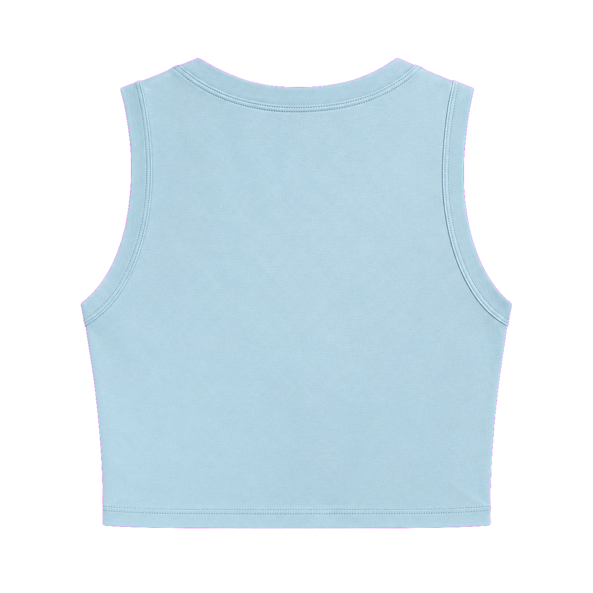 Дамски кроп топ Spirit Wild Sky Blue Geronimo – продуктова снимка отзад