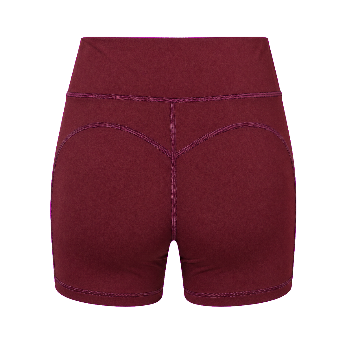 Дамски къс спортен клин 3850 Bordeaux Geronimo – продуктова снимка отзад