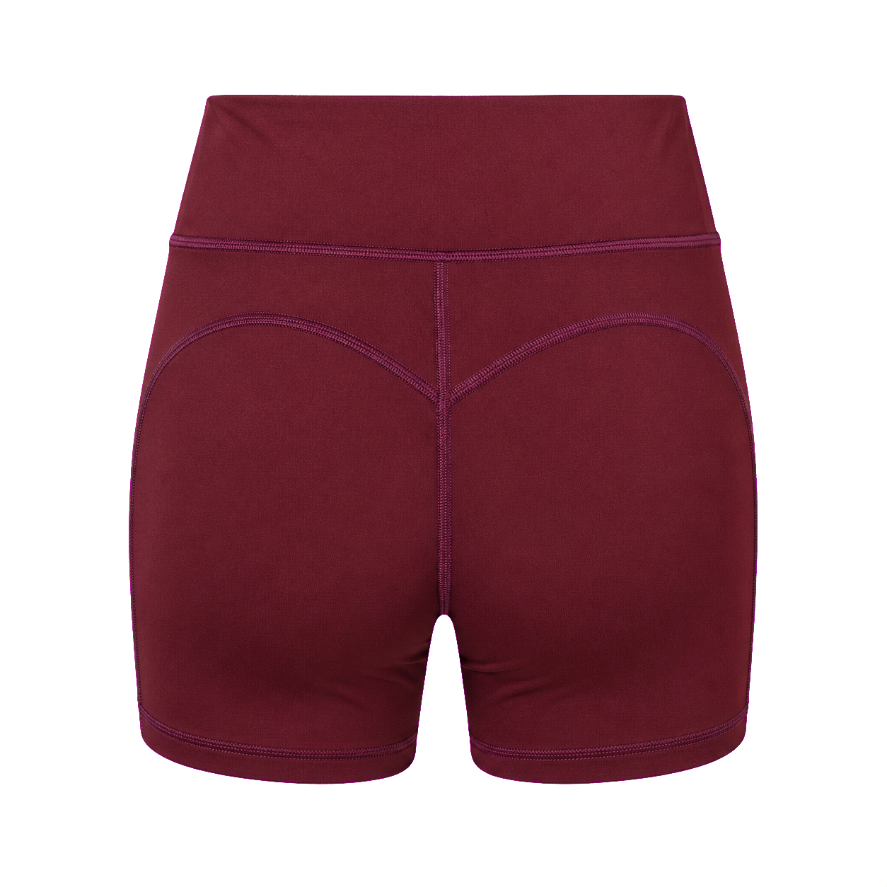 Дамски къс спортен клин 3850 Bordeaux Geronimo – продуктова снимка отзад