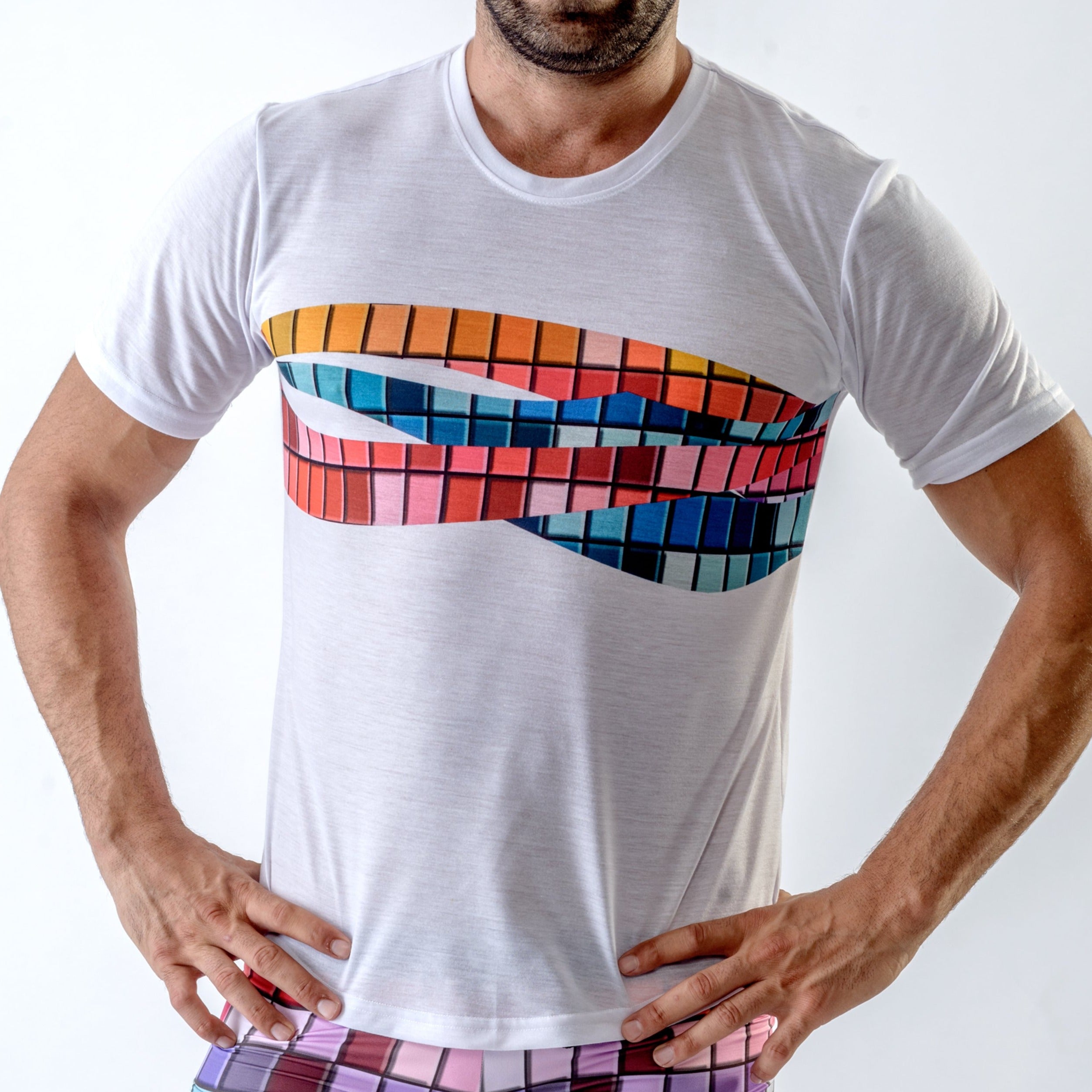 МЪЖКА ТЕНИСКА КЪС РЪКАВ 1718t3