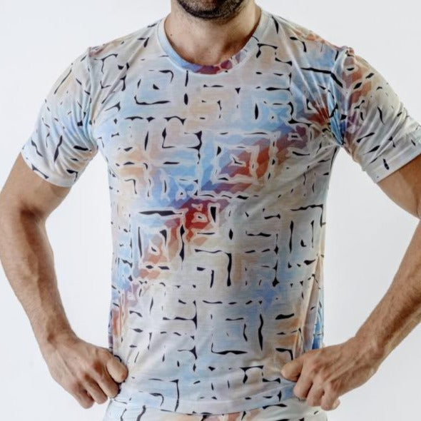 МЪЖКА ТЕНИСКА КЪС РЪКАВ 1705t3