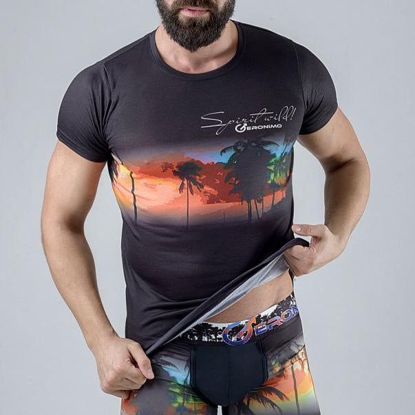 МЪЖКА ТЕНИСКА КЪС РЪКАВ 1763t3