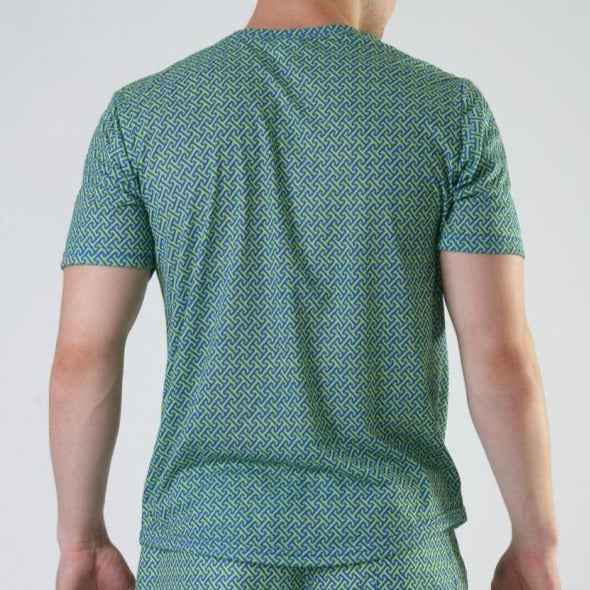 МЪЖКА ТЕНИСКА КЪС РЪКАВ 1810t3